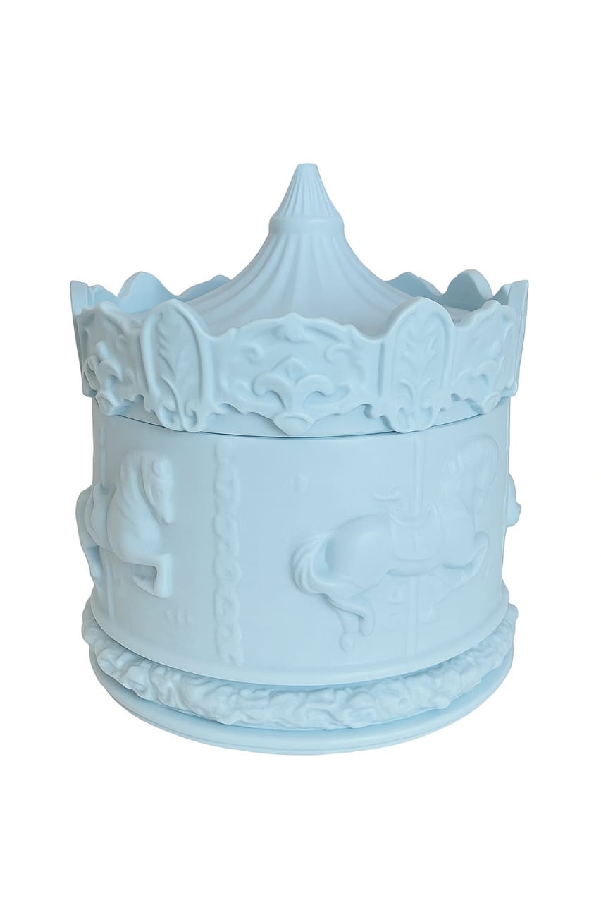 CSL-POT-BLU CAROUSEL POT