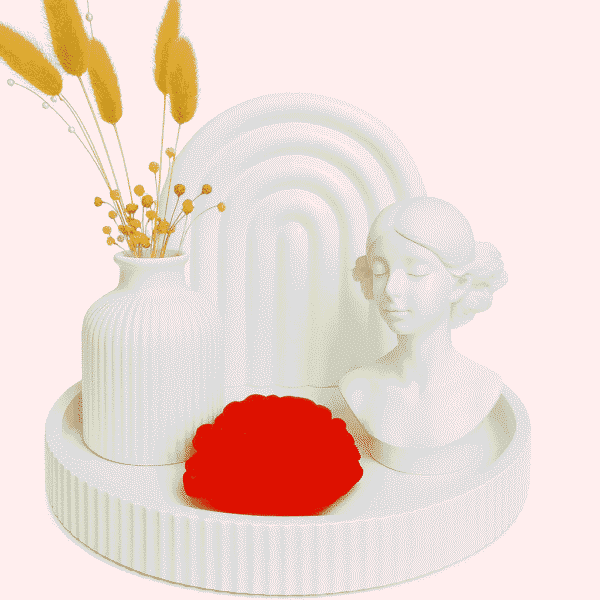 HMY-TRY-WHT HARMONEY ARRANGEMENTS TRAY