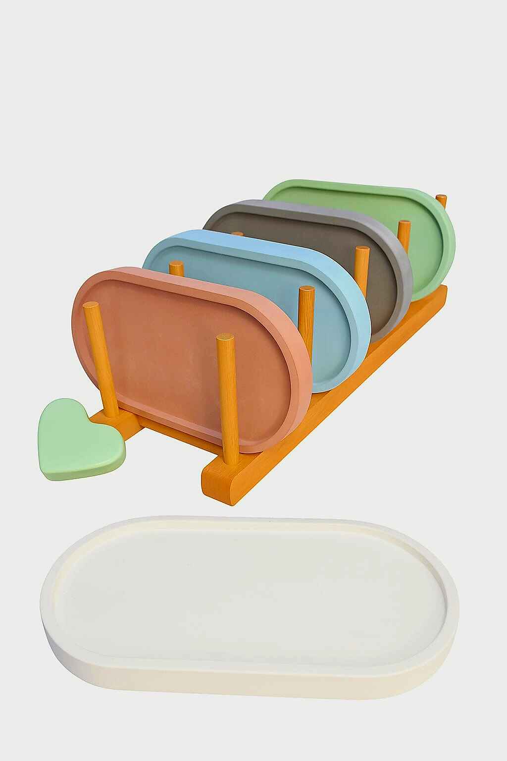 PLT-OVL-WHT LONG OVAL TRAY