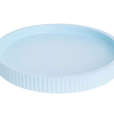 RIBBED ROUND PLATE L